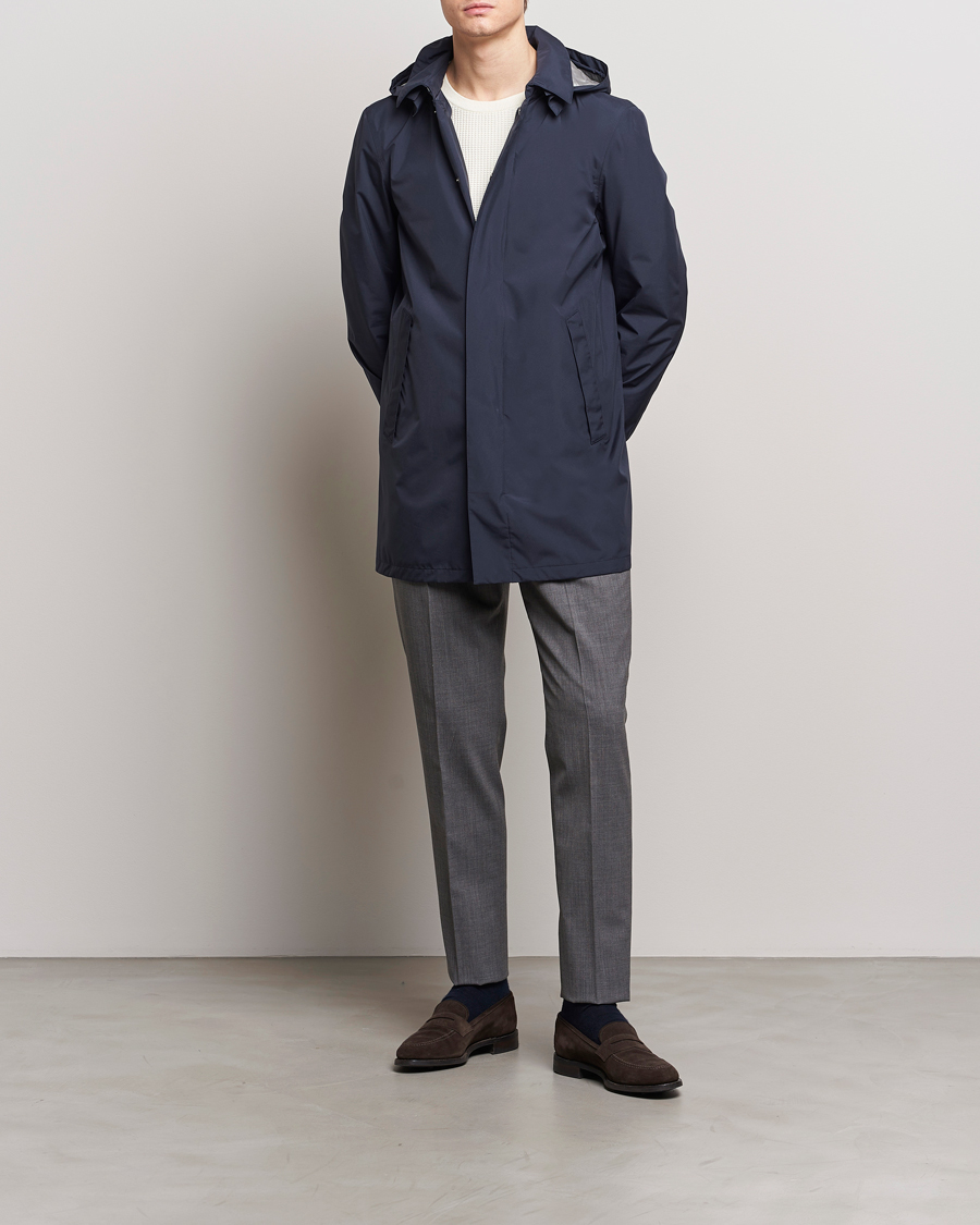Heren | Jassen | Herno | Laminar Waterproof Coat Navy