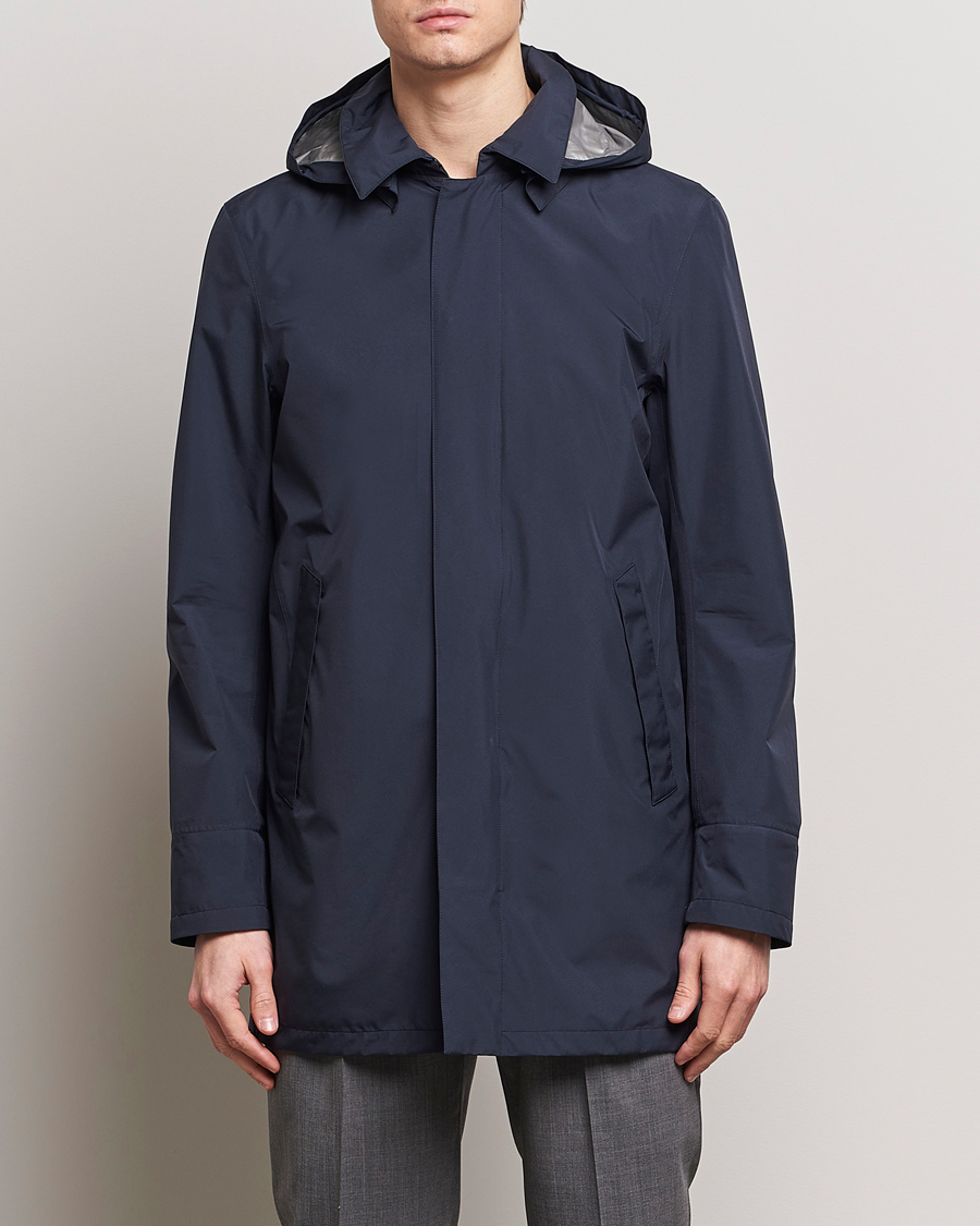 Heren | Formal Wear | Herno | Laminar Waterproof Coat Navy