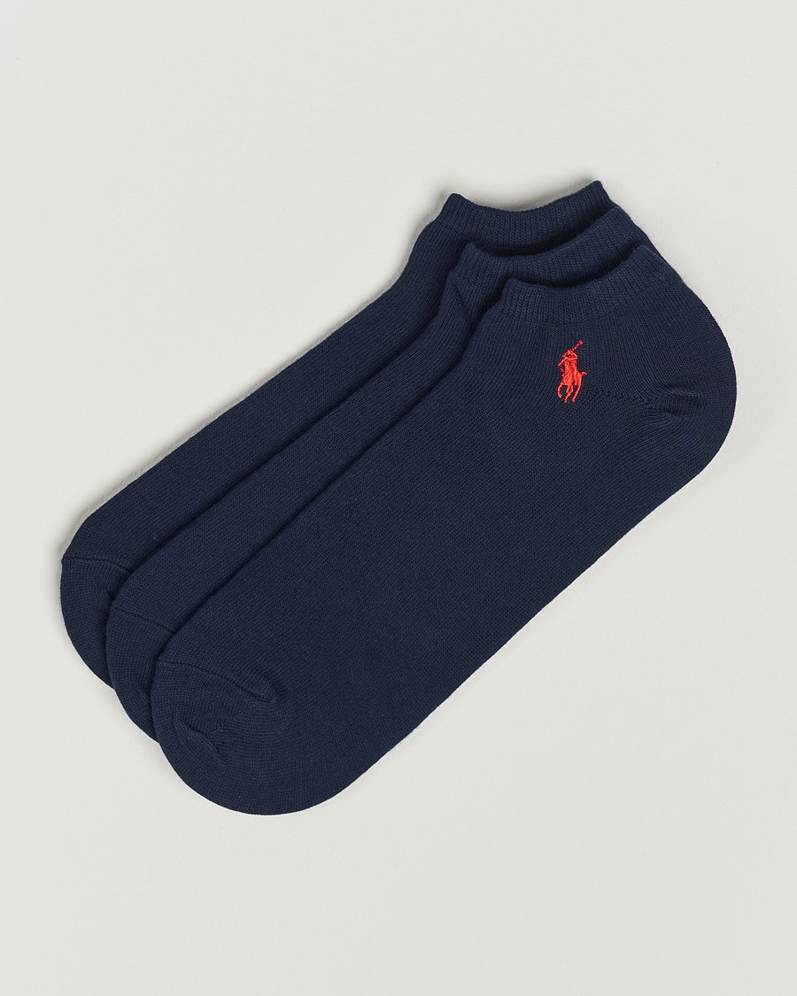 Heren | Ondergoed | Polo Ralph Lauren | 3-Pack Ghost Sock Navy