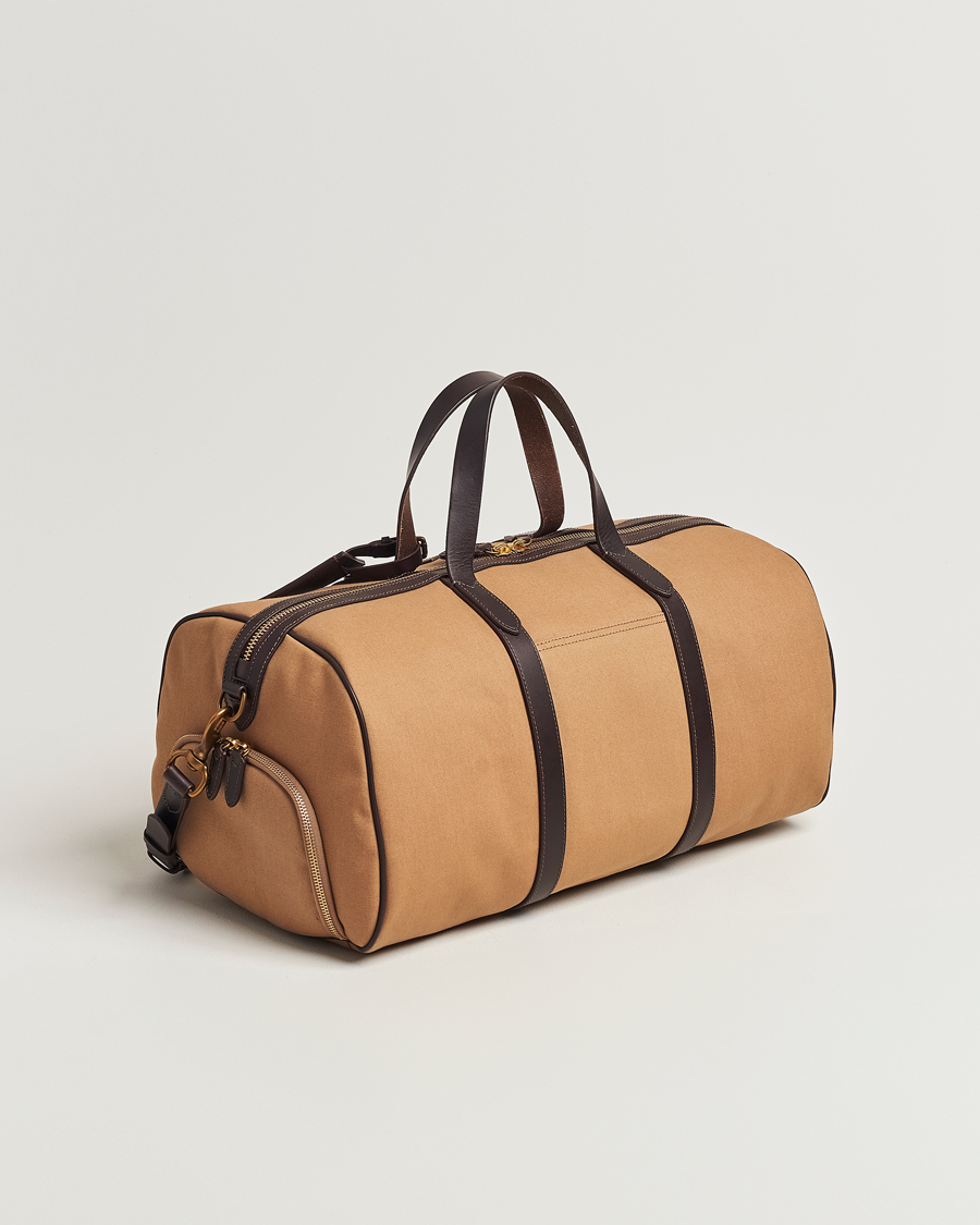 Heren | Polo Ralph Lauren Canvas/Leather Dufflebag Tan | Polo Ralph Lauren | Canvas/Leather Dufflebag Tan