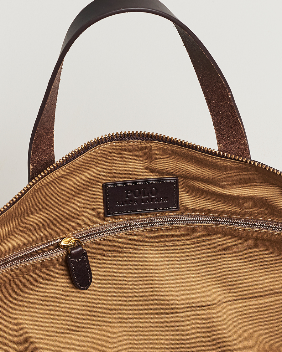Heren | Polo Ralph Lauren Canvas/Leather Dufflebag Tan | Polo Ralph Lauren | Canvas/Leather Dufflebag Tan