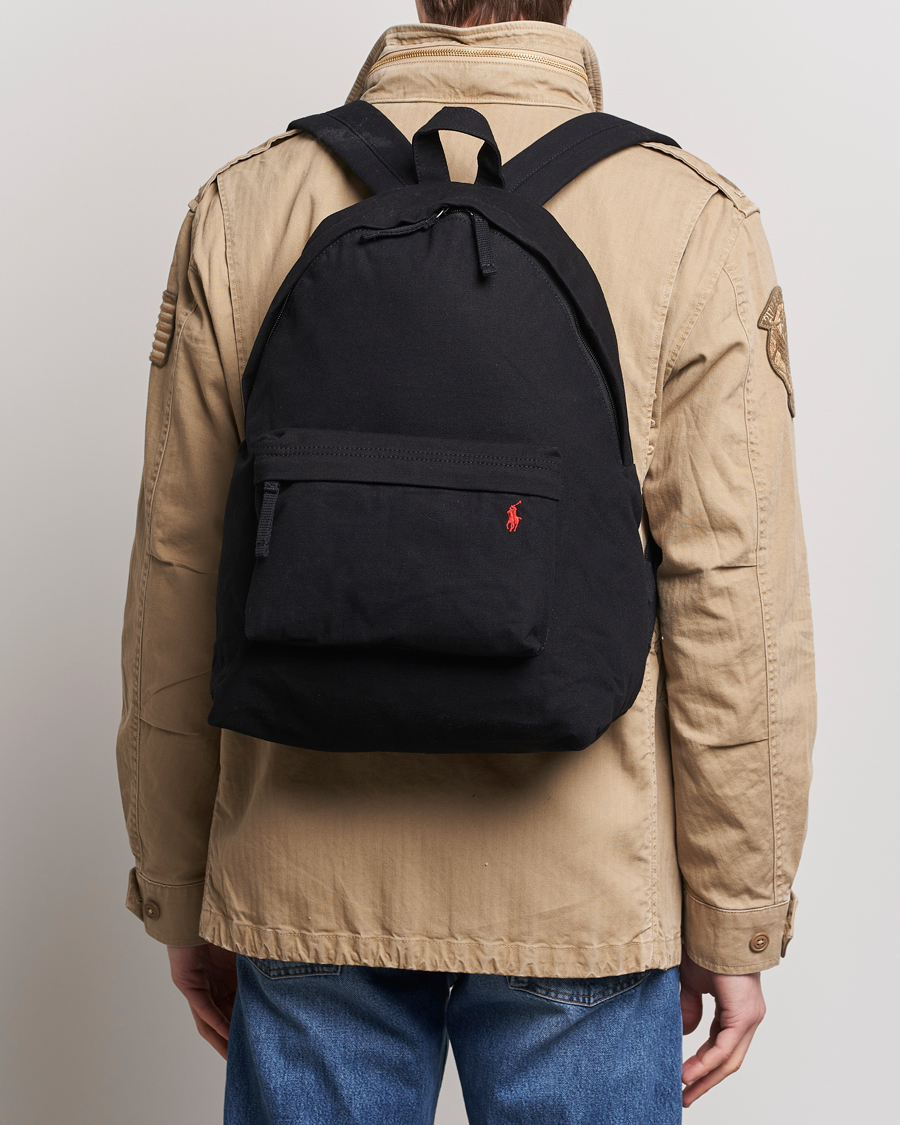 Heren | Tassen | Polo Ralph Lauren | Canvas Backpack Polo Black
