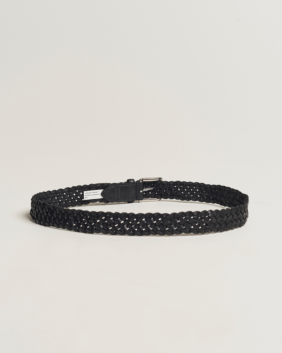 Heren |  | Polo Ralph Lauren | Braided Leather Belt Black