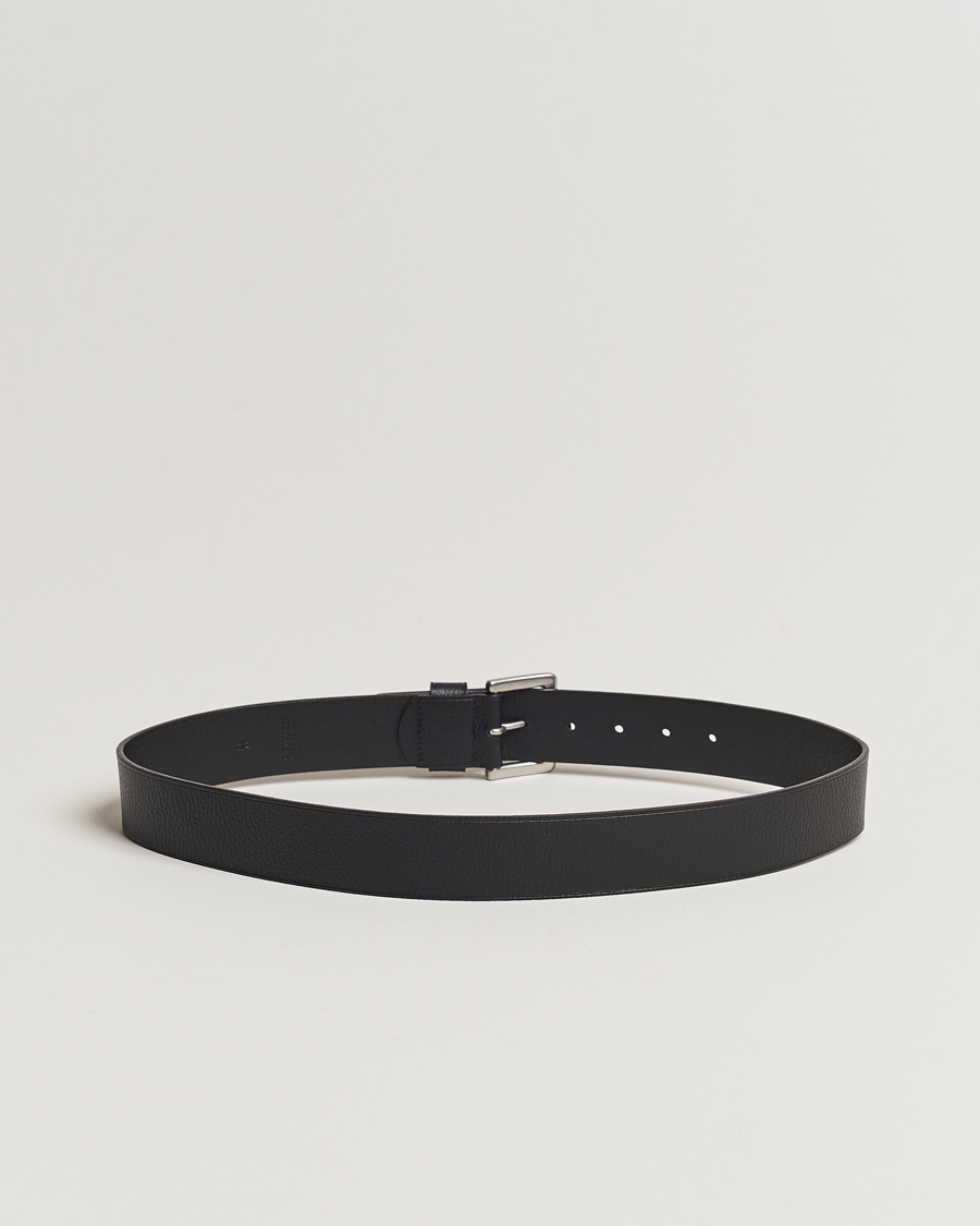 Heren | Riemen | Polo Ralph Lauren | Pebbled Leather Belt Black