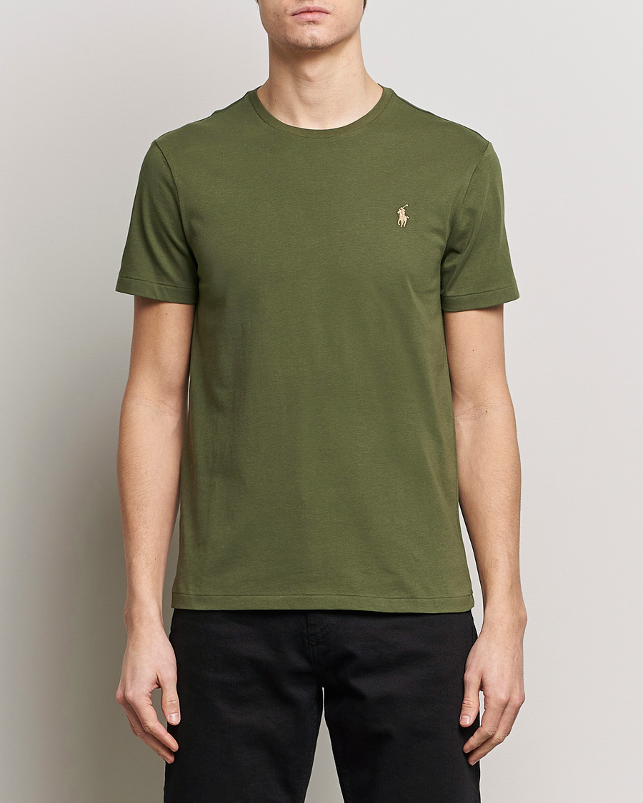 Heren | T-shirts met korte mouwen | Polo Ralph Lauren | Crew Neck T-Shirt Dark Sage