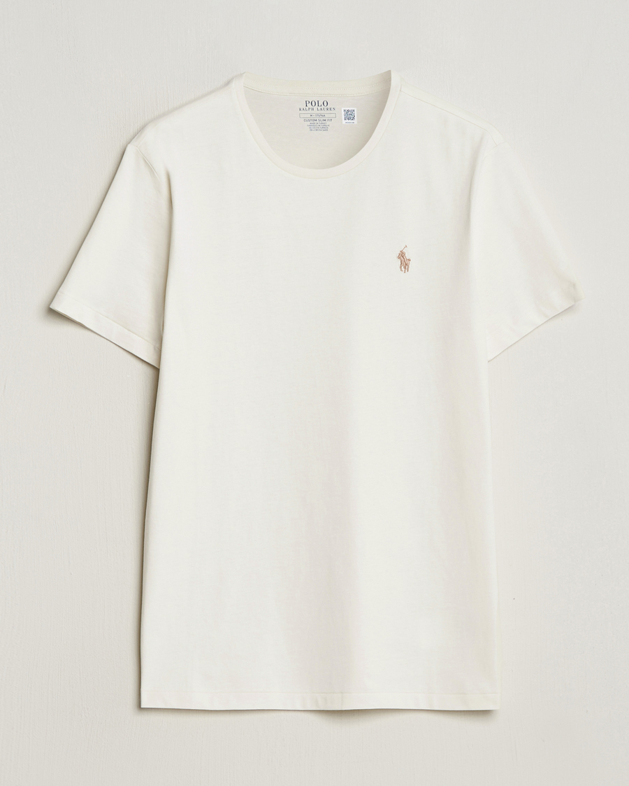 Heren |  | Polo Ralph Lauren | Crew Neck T-Shirt Parchment Cream