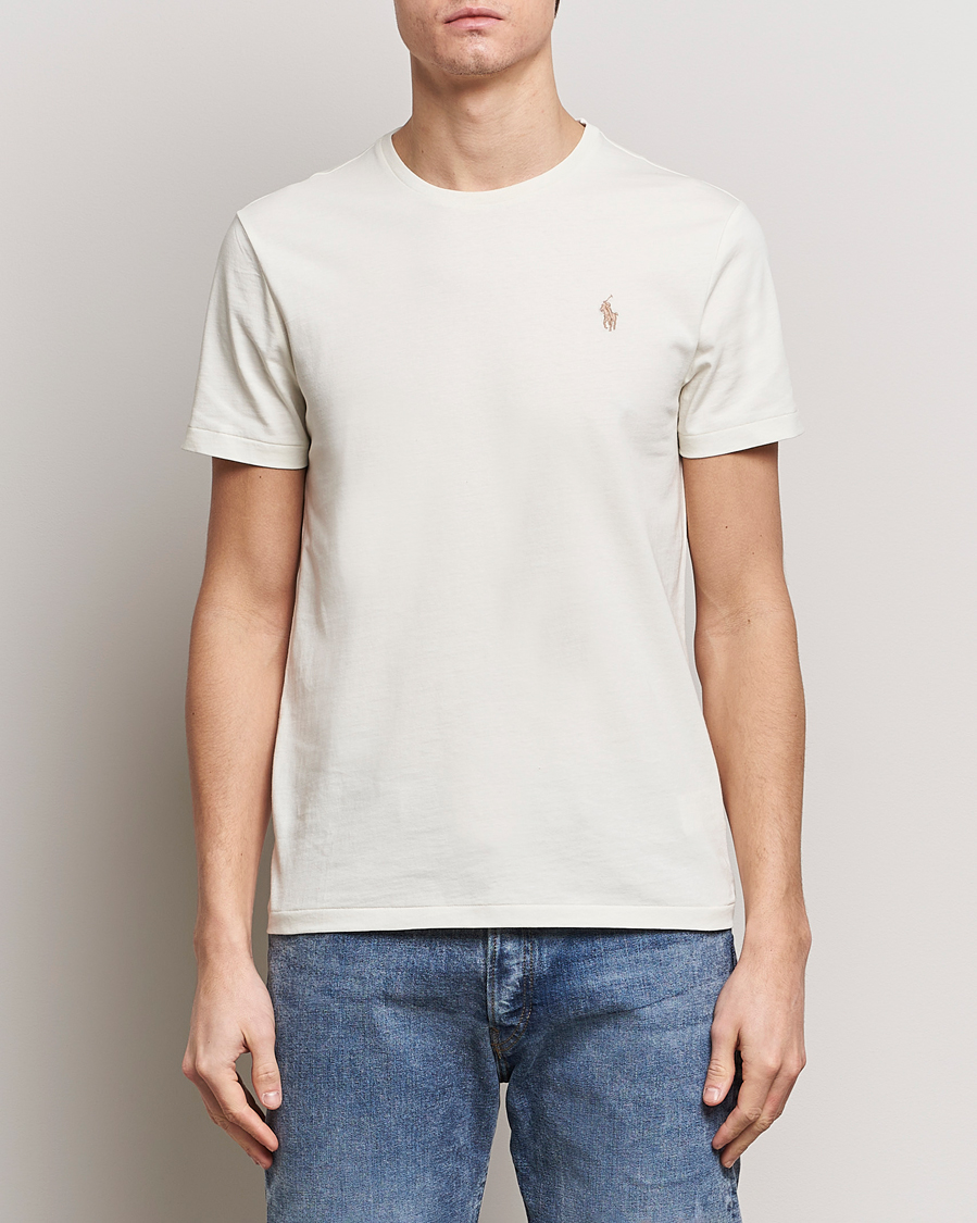 Heren | T-shirts | Polo Ralph Lauren | Crew Neck T-Shirt Parchment Cream