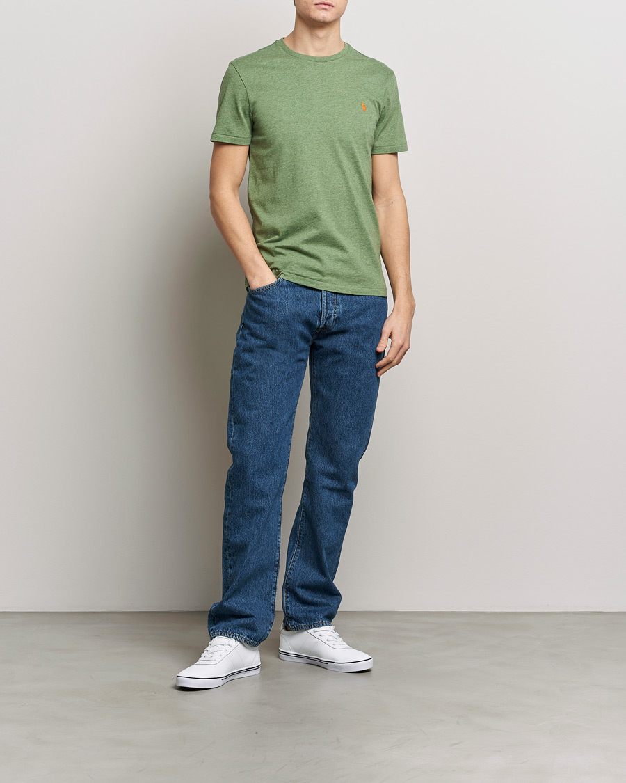Heren | T-shirts | Polo Ralph Lauren | Crew Neck T-Shirt Cargo Green Heather