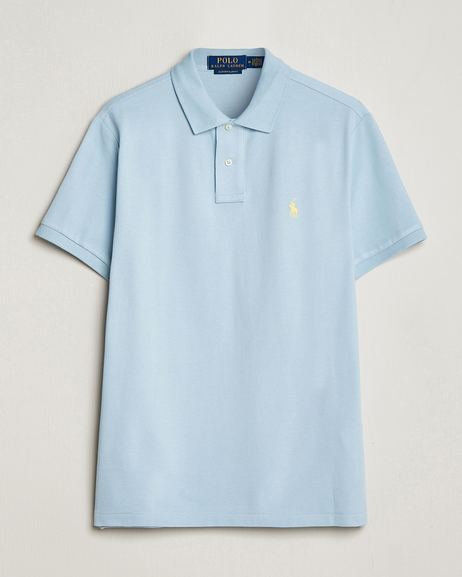 Heren | Polo's | Polo Ralph Lauren | Custom Slim Fit Polo Alpine Blue