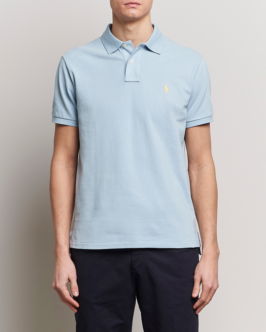 Herr | Preppy Authentic | Polo Ralph Lauren | Custom Slim Fit Polo Alpine Blue