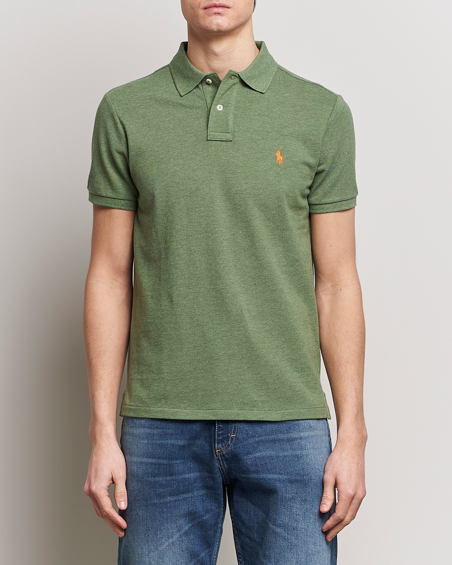 Heren | Polo's | Polo Ralph Lauren | Custom Slim Fit Polo Cargo Green Heather