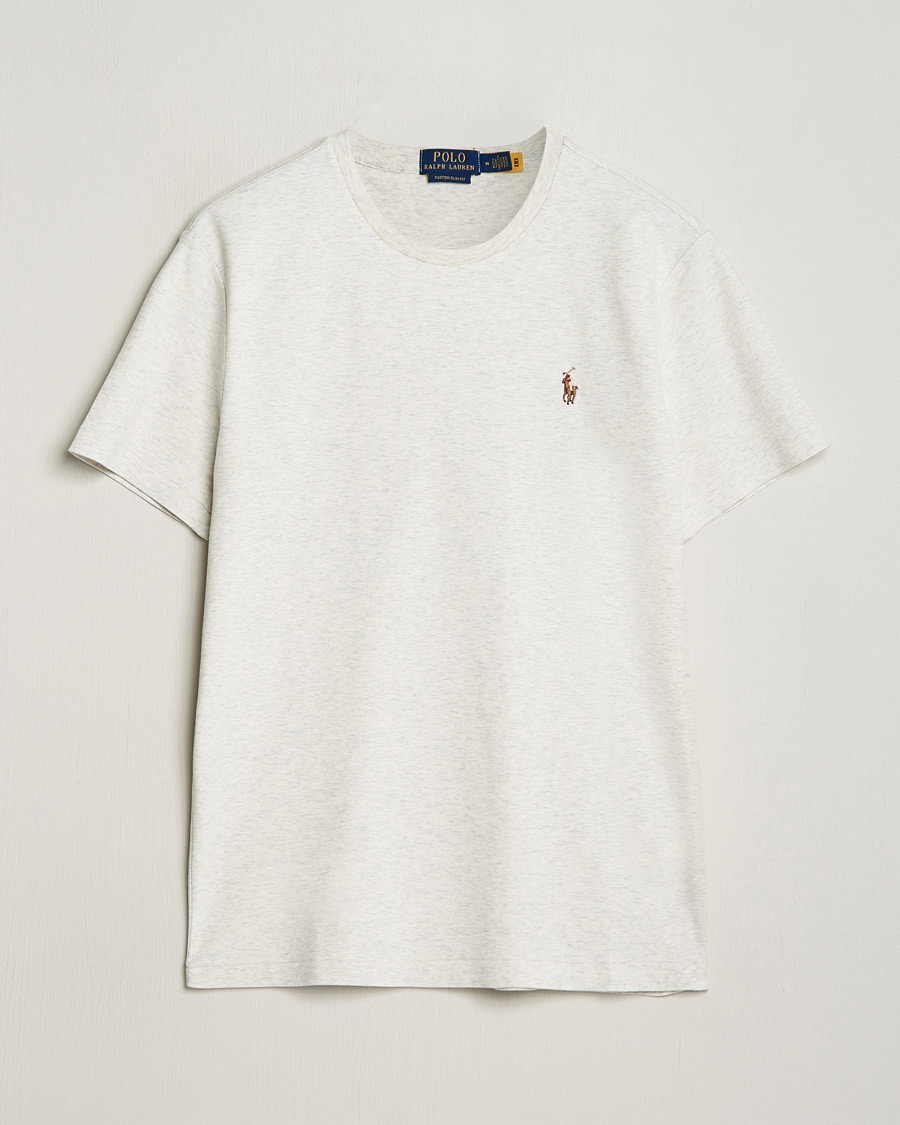 Heren | T-shirts | Polo Ralph Lauren | Luxury Pima Cotton Crew Neck T-Shirt State Heather