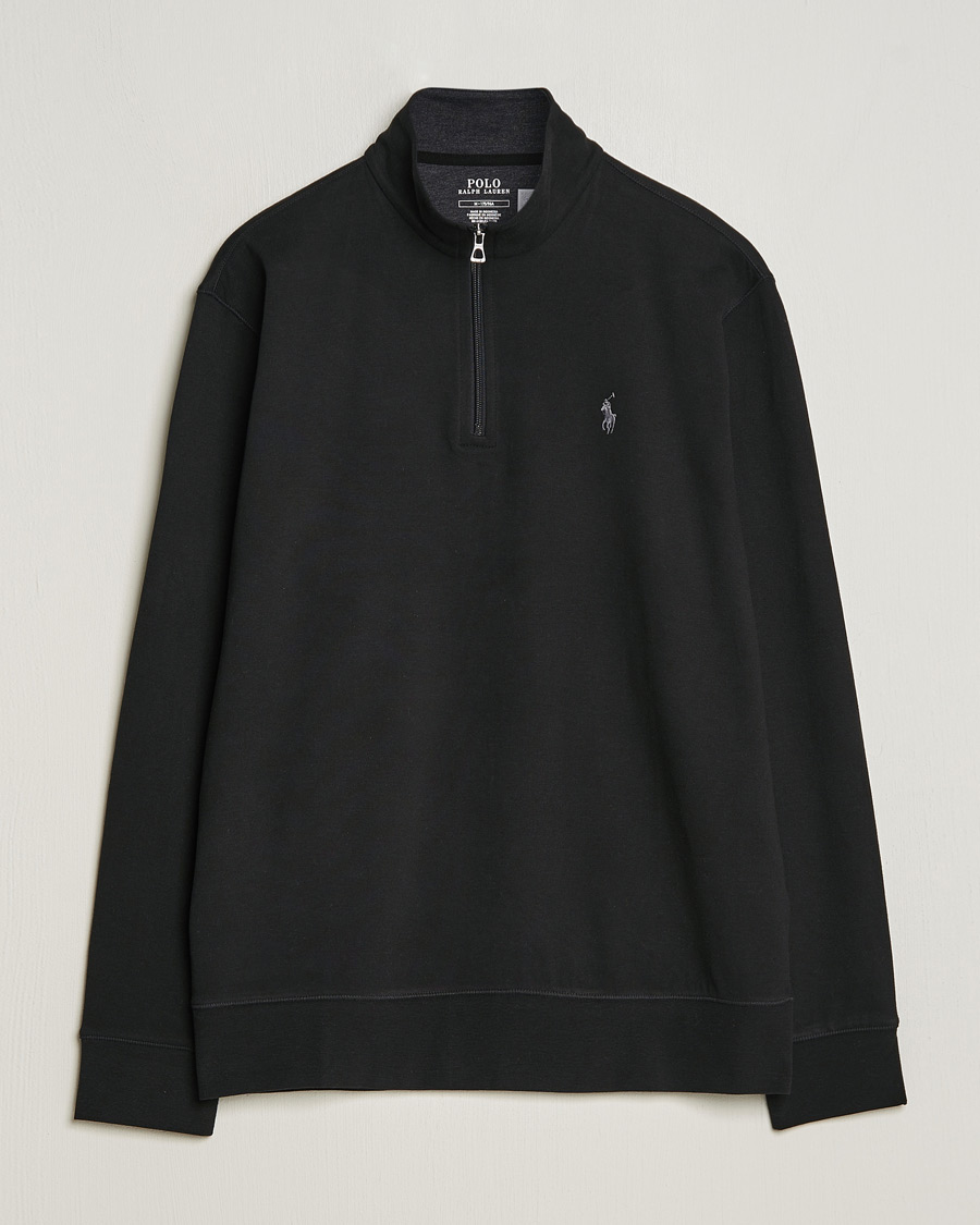 Heren | Truien | Polo Ralph Lauren | Double Knit Half-Zip Sweater Polo Black