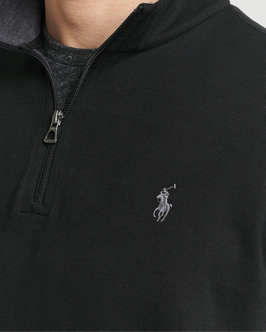 Heren | Truien | Polo Ralph Lauren | Double Knit Half-Zip Sweater Polo Black