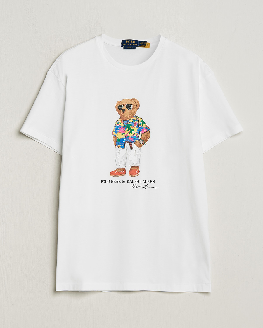 Heren | T-shirts | Polo Ralph Lauren | Printed Bear Crew Neck T-Shirt White