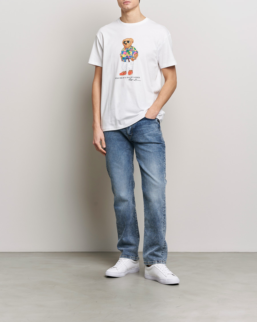Heren | T-shirts | Polo Ralph Lauren | Printed Bear Crew Neck T-Shirt White