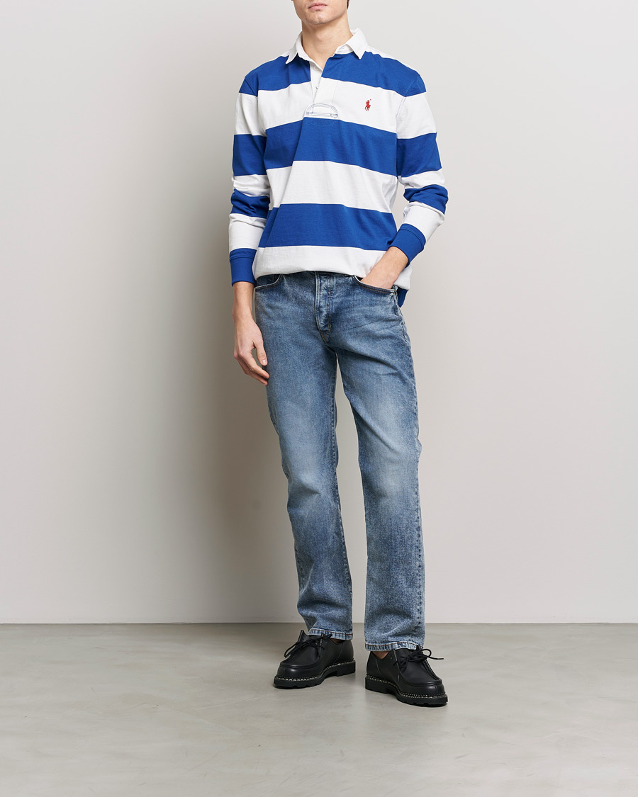 Heren | Truien | Polo Ralph Lauren | Jersey Striped Rugger Cruise Royal/White
