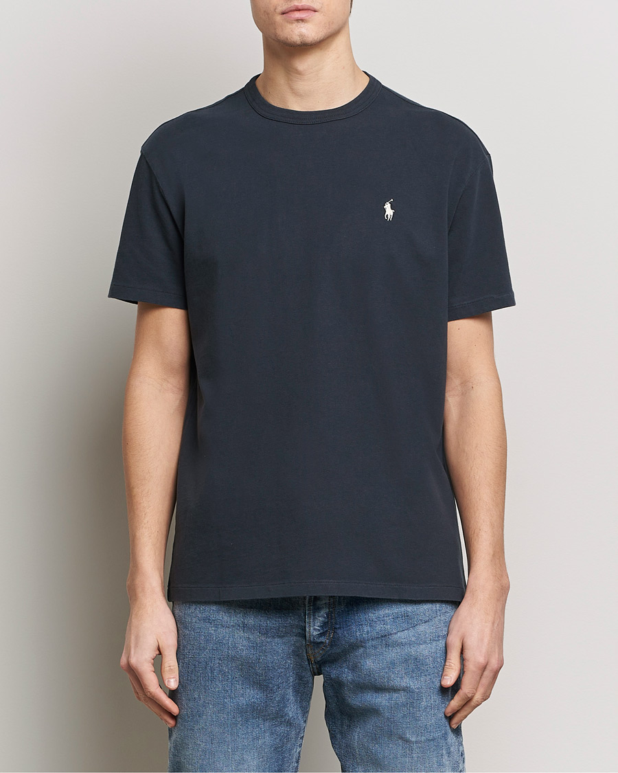 Heren | T-shirts met korte mouwen | Polo Ralph Lauren | Loopback Crew Neck T-Shirt Faded Black