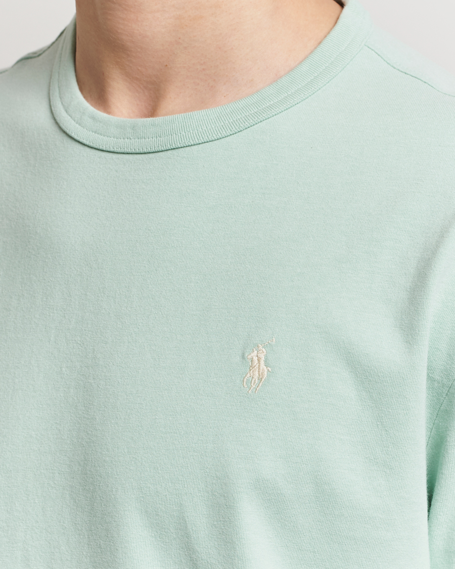 Heren | T-shirts | Polo Ralph Lauren | Loopback Crew Neck T-Shirt Celadon