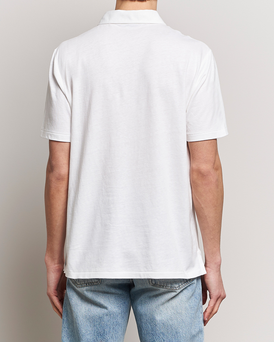 Heren | Polo's | Polo Ralph Lauren | Cotton/Linen Polo Shirt White