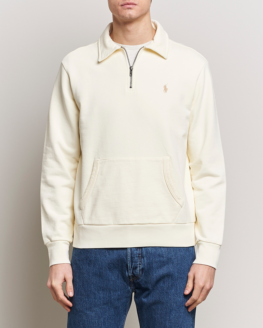 Heren | Sweatshirts | Polo Ralph Lauren | Loopback Terry Hybrid Sweatshirt Clubhouse Cream