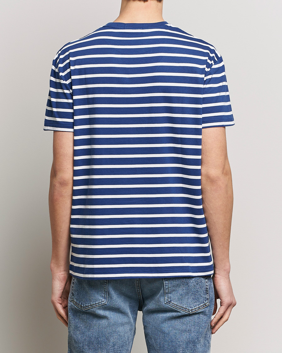 Heren | T-shirts | Polo Ralph Lauren | Crew Neck Striped T-Shirt Beach Royal/White