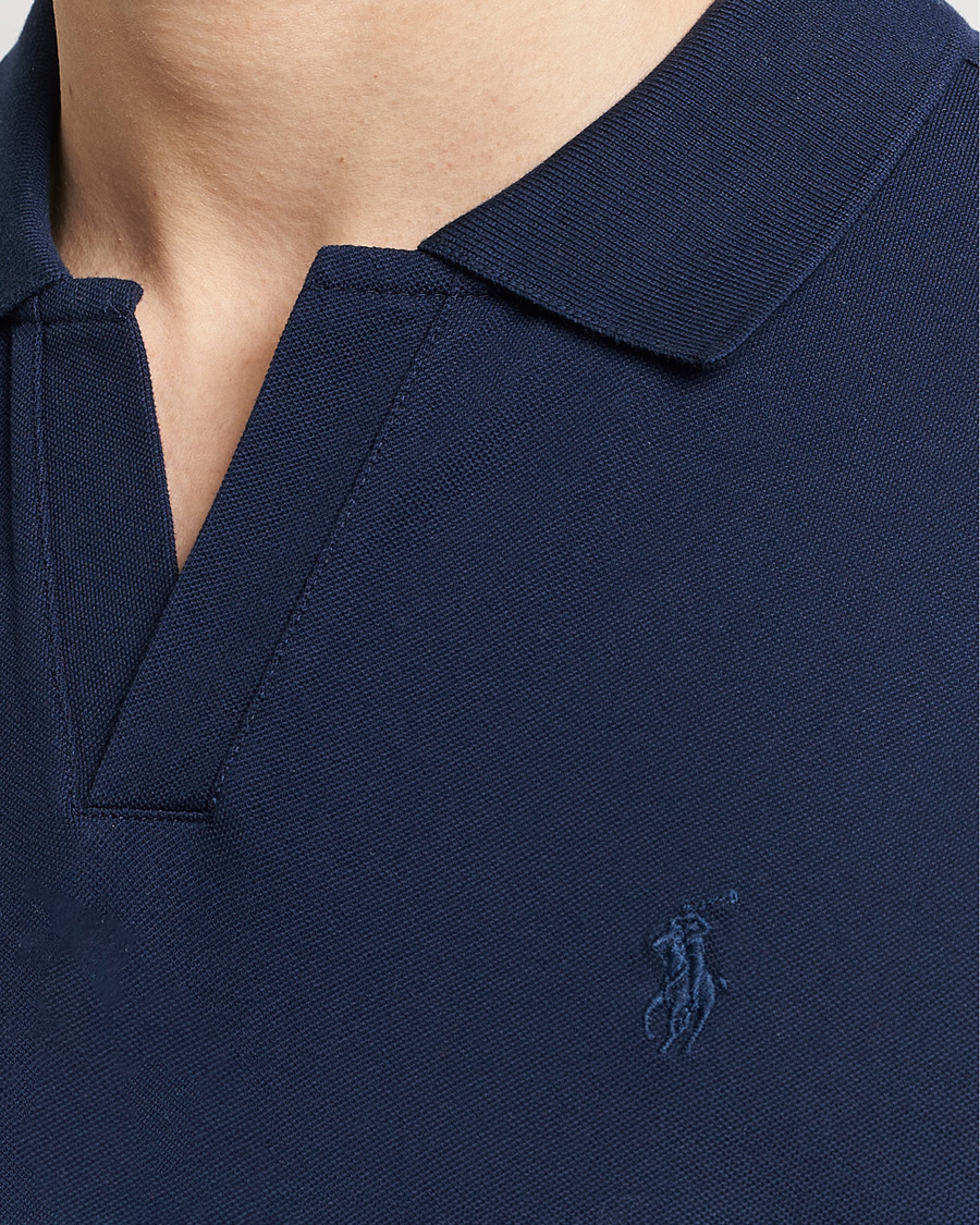 Heren | Polo's | Polo Ralph Lauren | Classic Fit Open Collar Stretch Polo Refined Navy