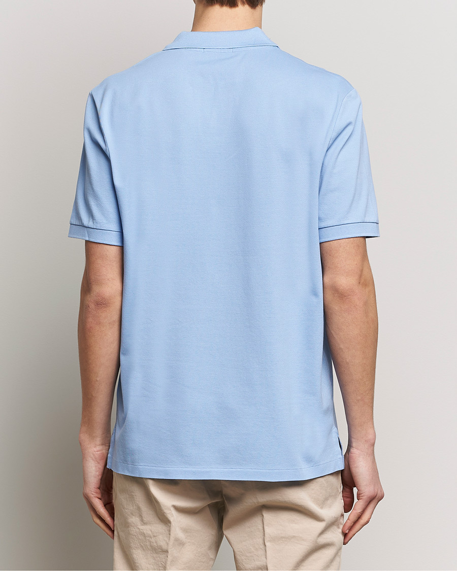 Heren | Polo's | Polo Ralph Lauren | Classic Fit Open Collar Stretch Polo Austin Blue