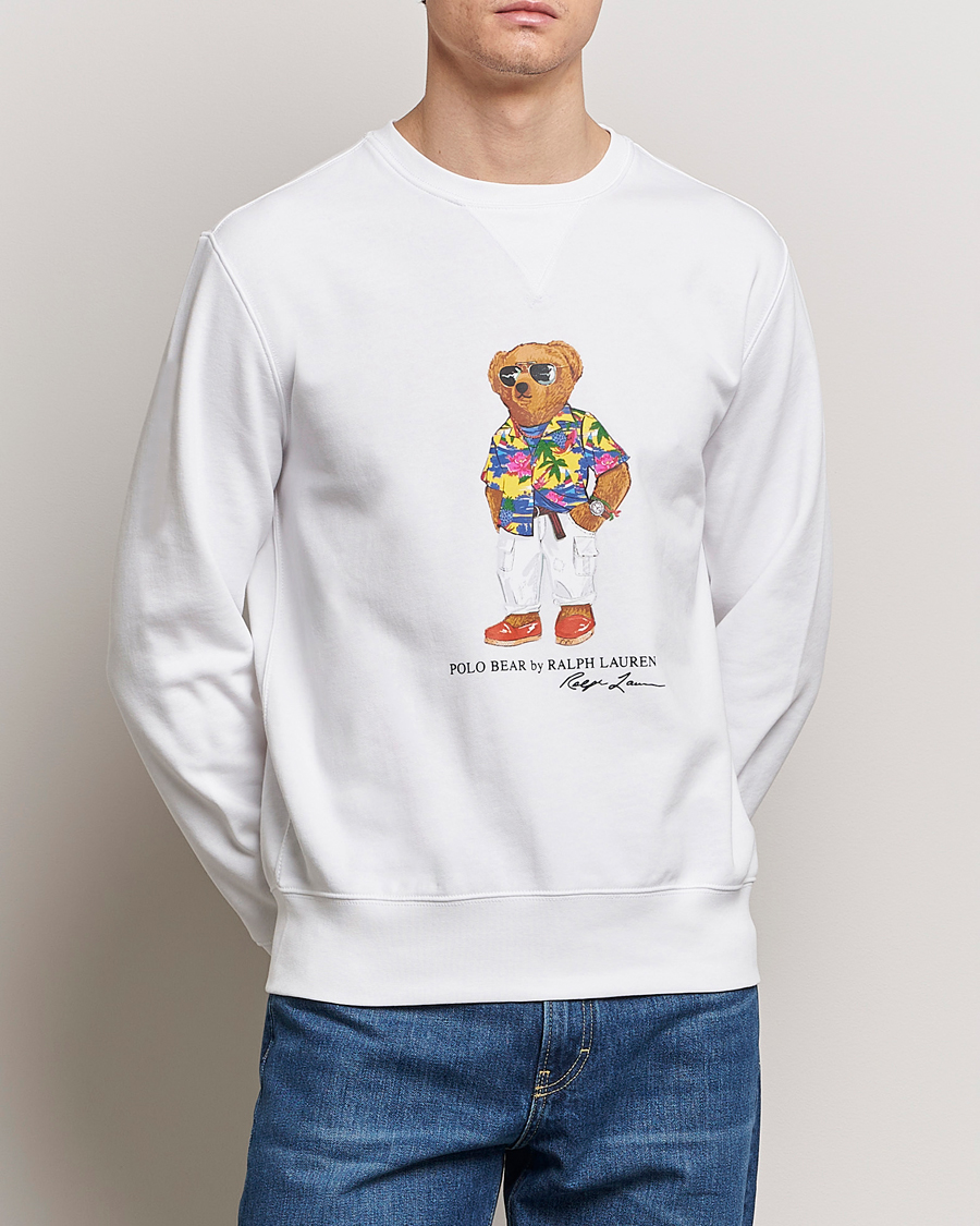 Heren | Sale Kleding | Polo Ralph Lauren | Beach Club Bear Sweatshirt White