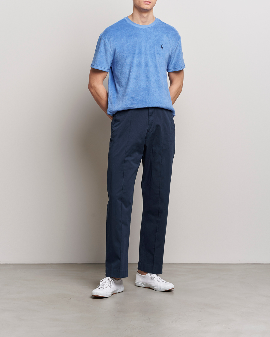 Heren | T-shirts | Polo Ralph Lauren | Terry Cotton T-Shirt Harbor Island Blue