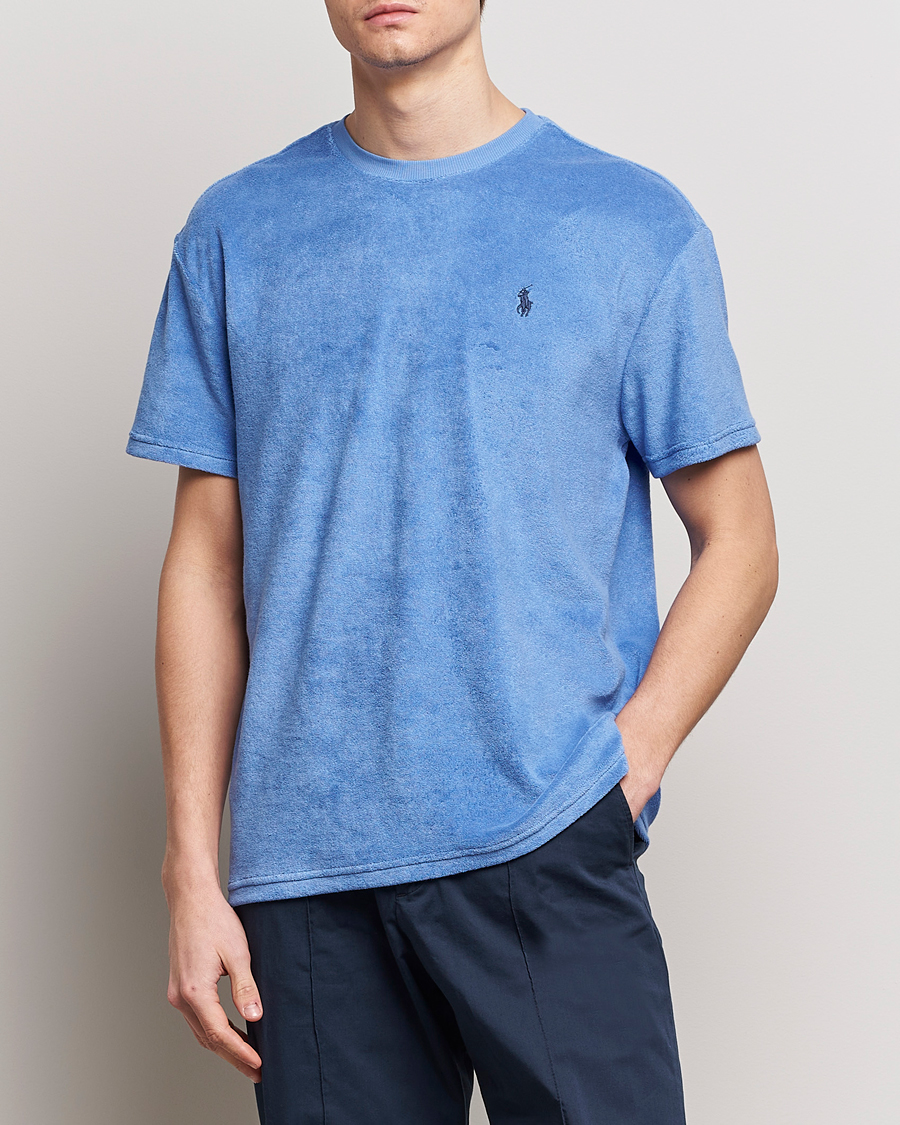 Heren | T-shirts met korte mouwen | Polo Ralph Lauren | Terry Cotton T-Shirt Harbor Island Blue