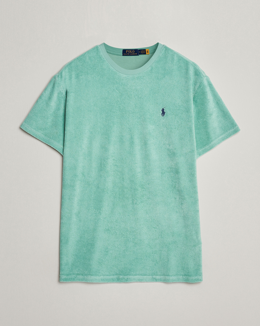 Heren | T-shirts | Polo Ralph Lauren | Terry Cotton T-Shirt Celadon