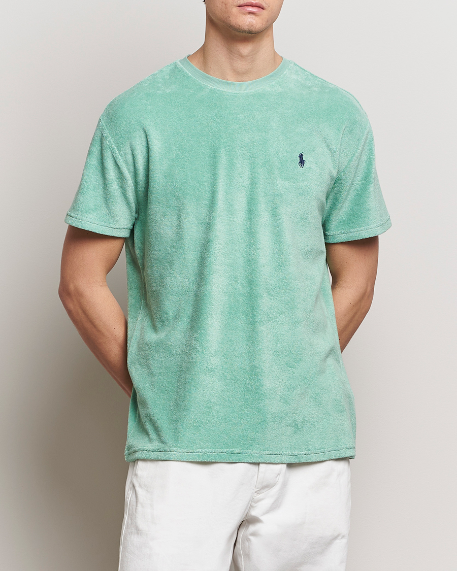 Herre | Polo Ralph Lauren | Polo Ralph Lauren | Terry Cotton T-Shirt Celadon