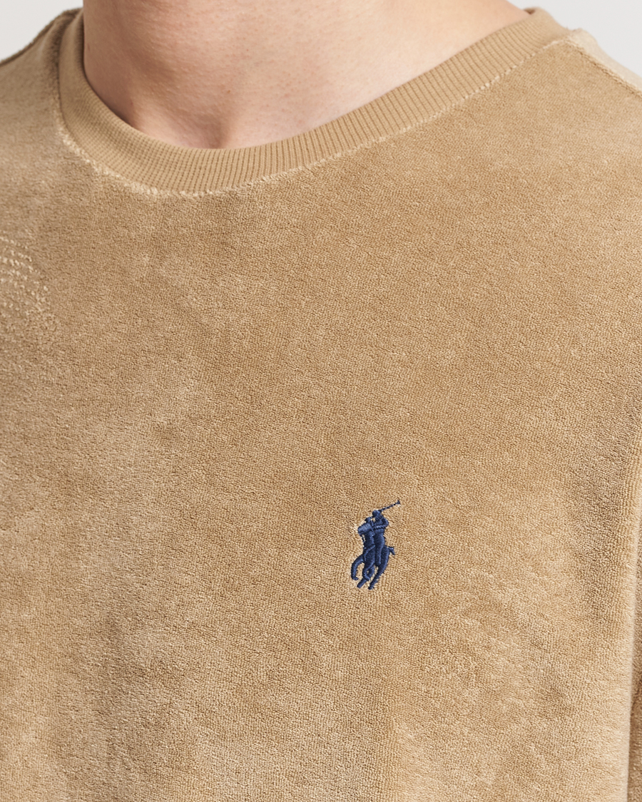 Heren | T-shirts | Polo Ralph Lauren | Terry Cotton T-Shirt Coastal Beige