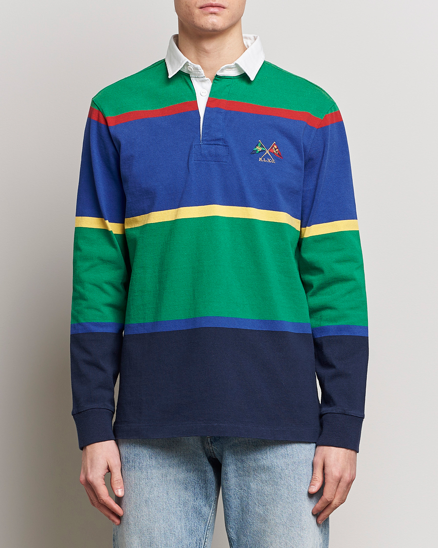 Heren | Rugbyshirts | Polo Ralph Lauren | Striped Rugby Sweatshirt Multi