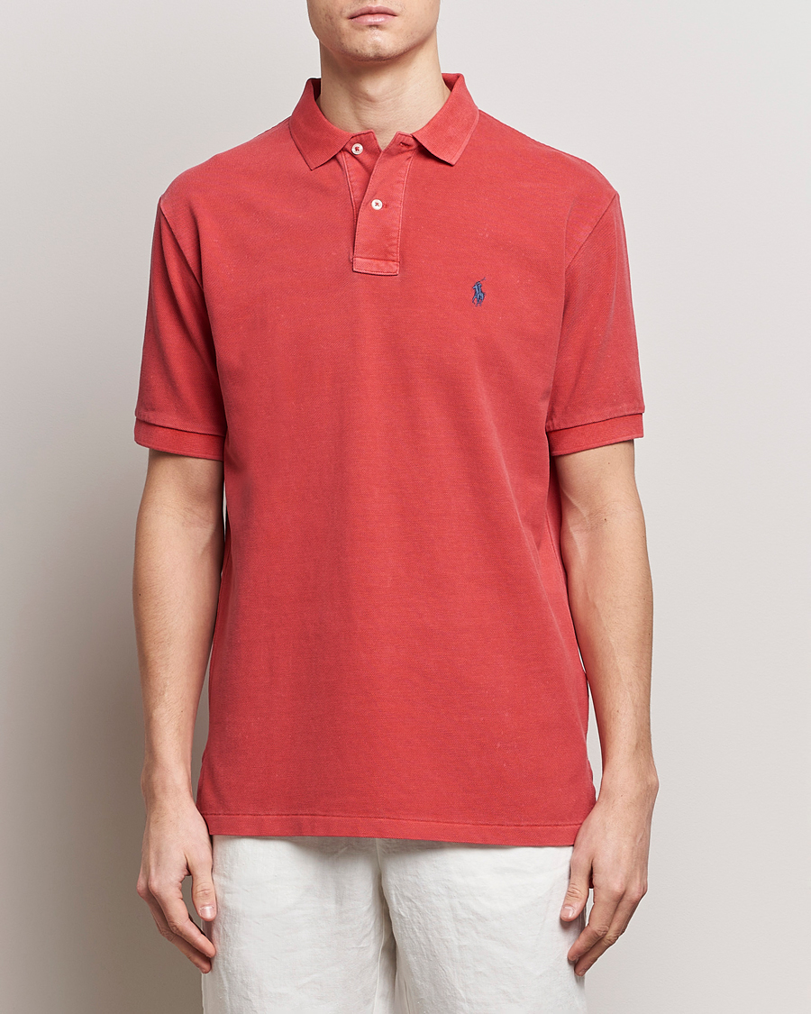 Heren | Polo's | Polo Ralph Lauren | Heritage Mesh Polo Red