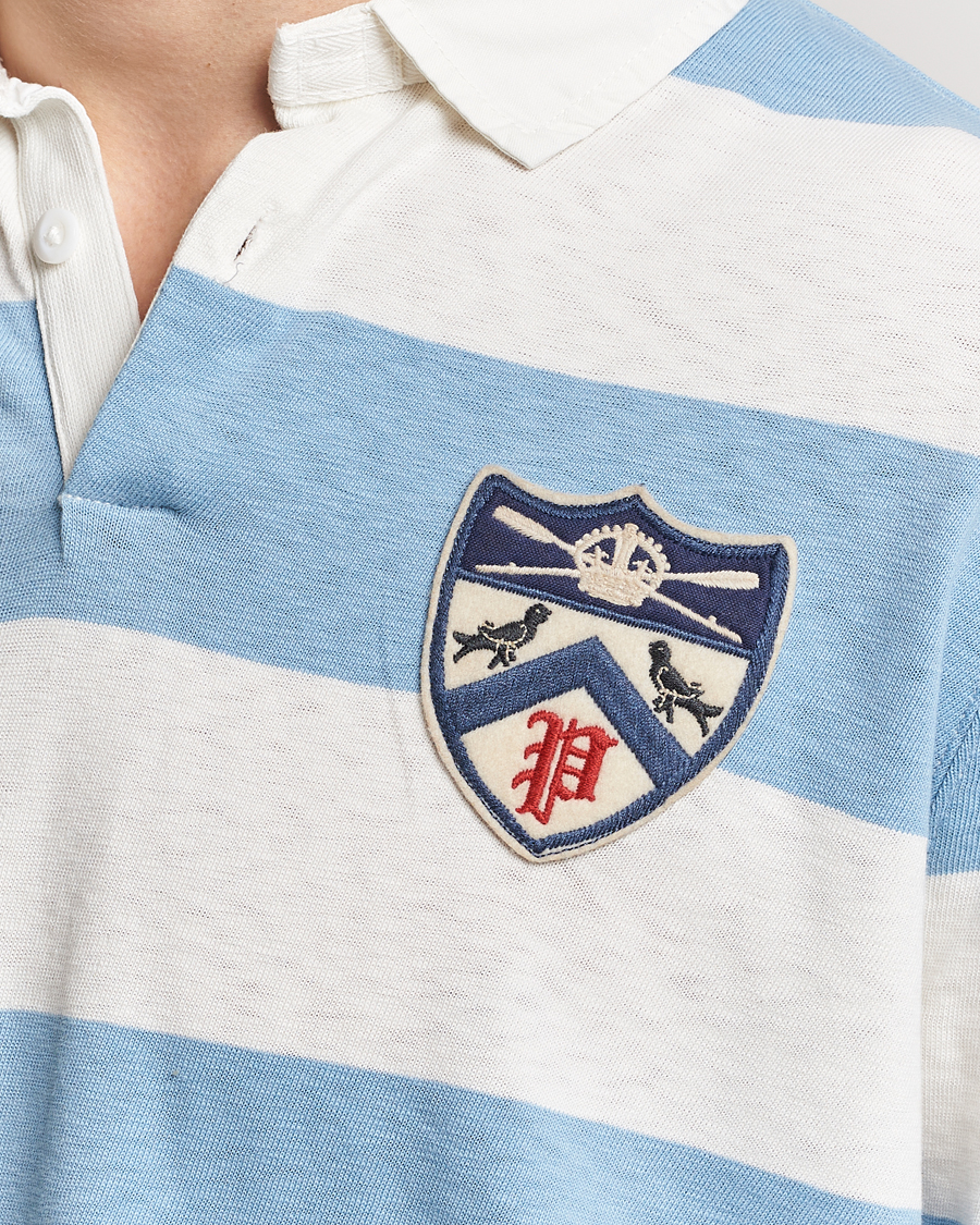 Heren | Truien | Polo Ralph Lauren | Jersey Striped Rugger Powder Blue/Nevis