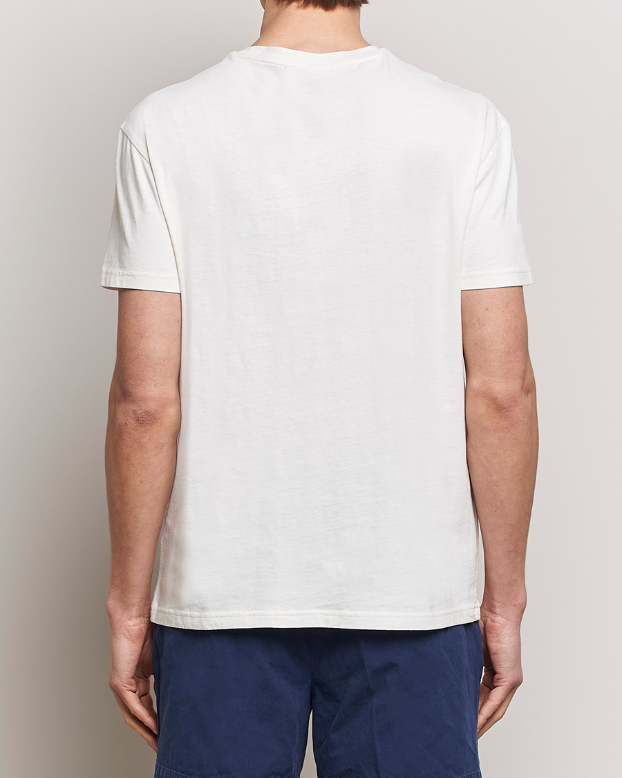 Heren | T-shirts | Polo Ralph Lauren | Cotton Linen Crew Neck T-Shirt Ceramic White