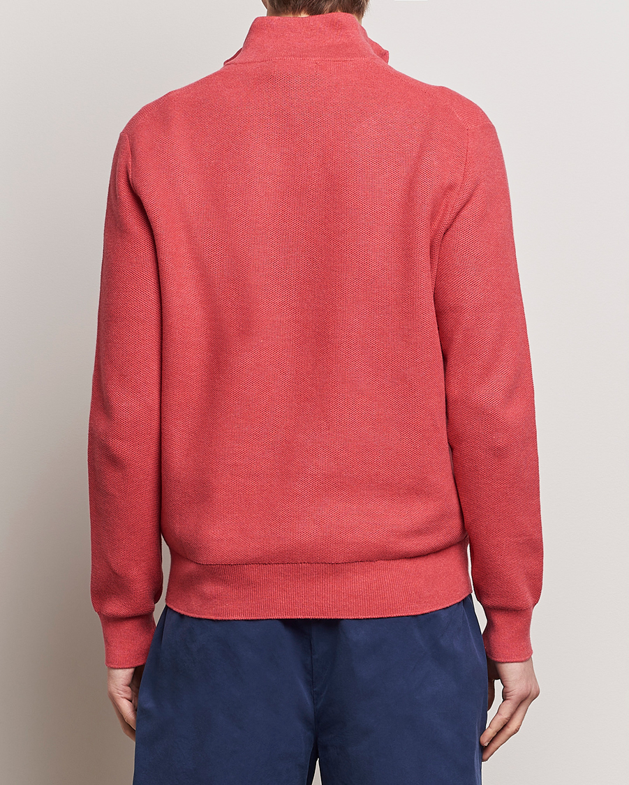 Heren | Truien | Polo Ralph Lauren | Textured Half Zip Nantucket Red Heather