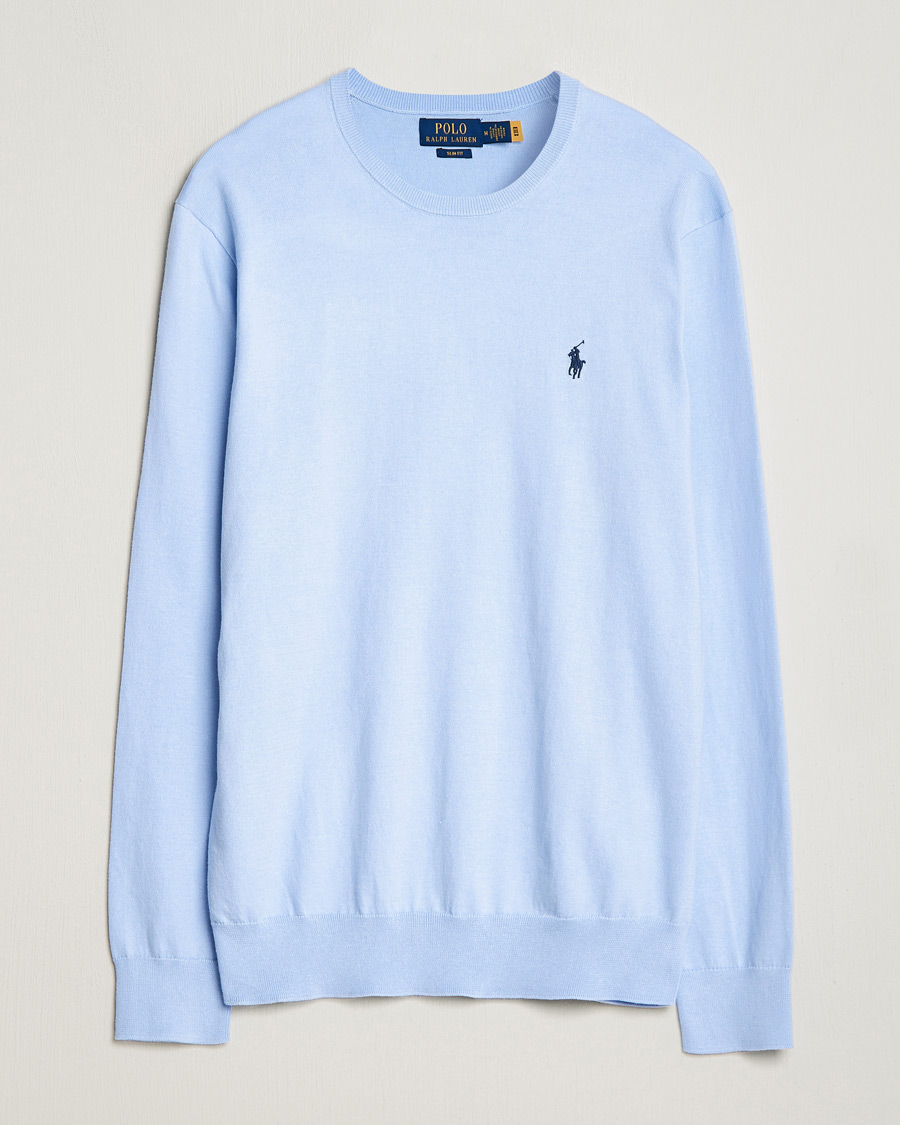 Heren | Truien | Polo Ralph Lauren | Cotton Crew Neck Sweater Blue Hyacinth