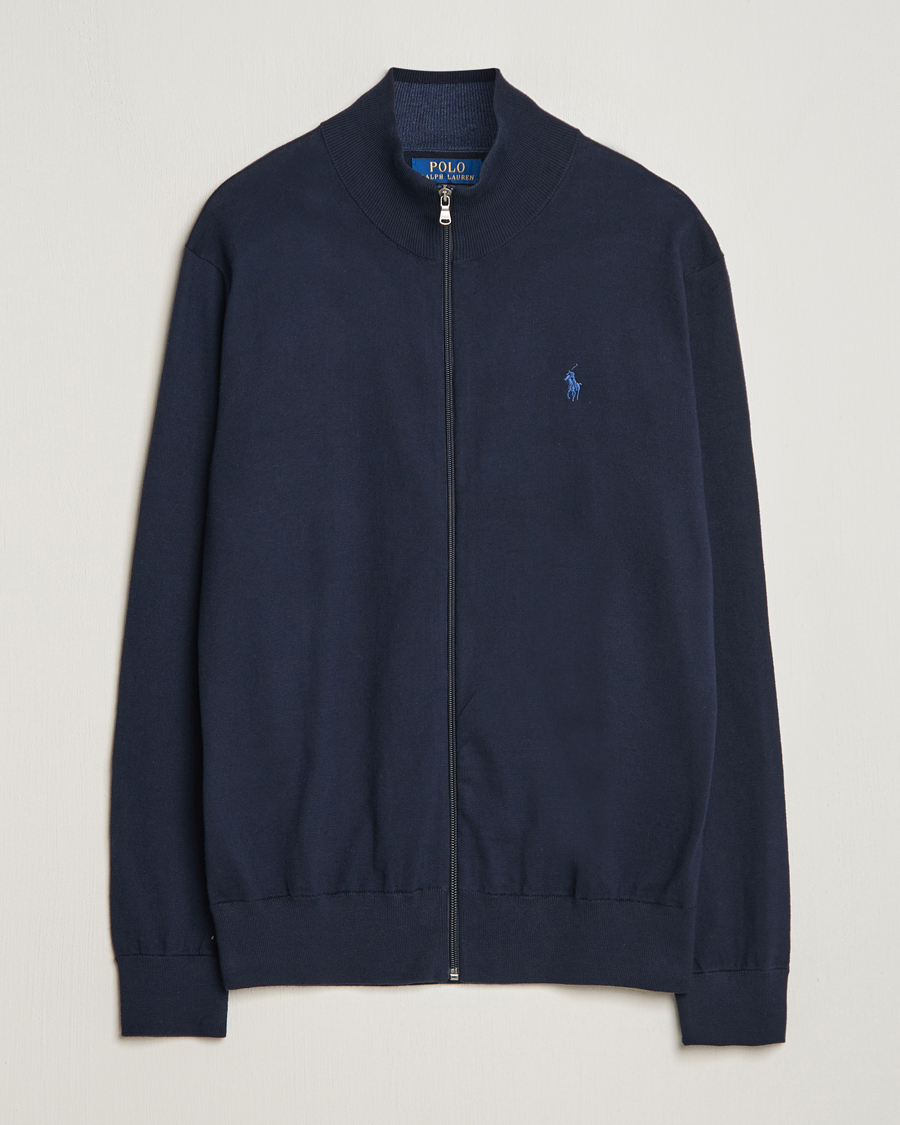 Heren | Truien | Polo Ralph Lauren | Cotton Full-Zip Hunter Navy