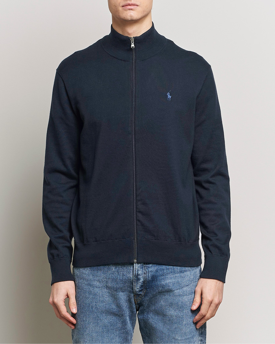 Heren | Sale -20% | Polo Ralph Lauren | Cotton Full-Zip Hunter Navy