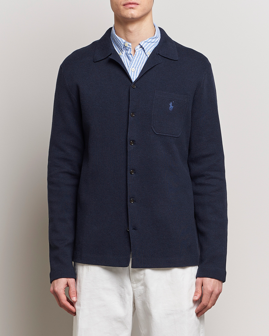 Heren |  | Polo Ralph Lauren | Cotton Knitted Cardigan Navy Heather