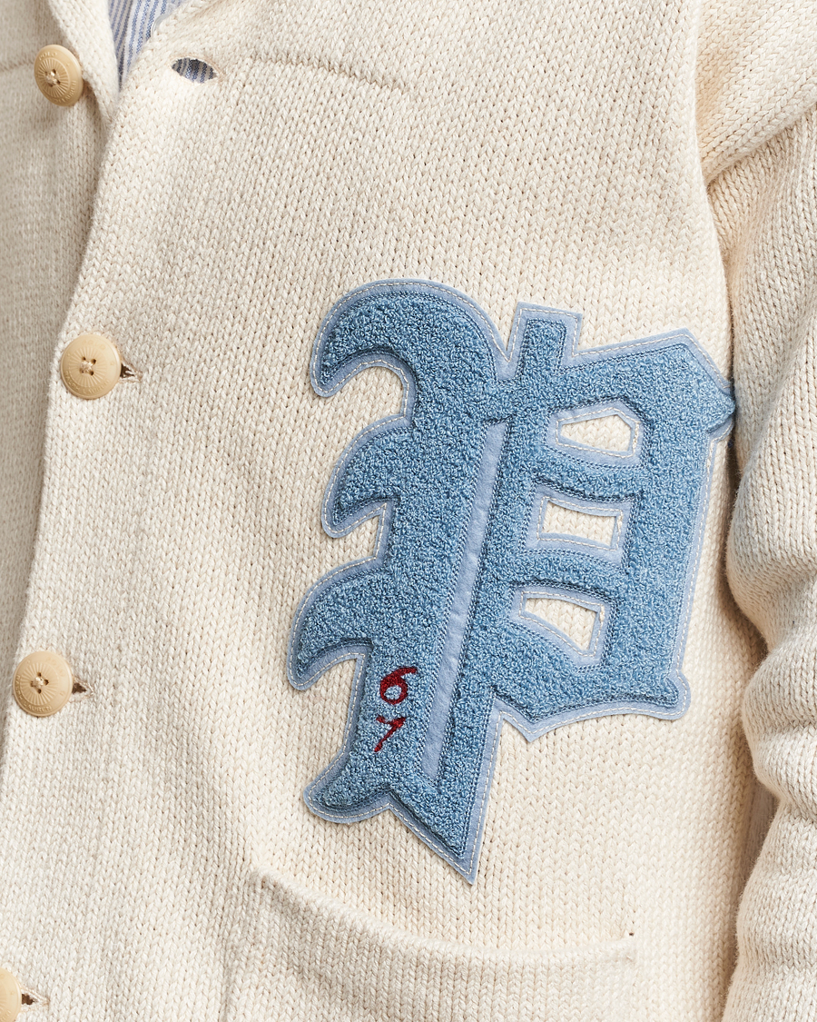 Heren | Truien | Polo Ralph Lauren | Cotton/Linen Shawl Collar Cardigan Andover Cream