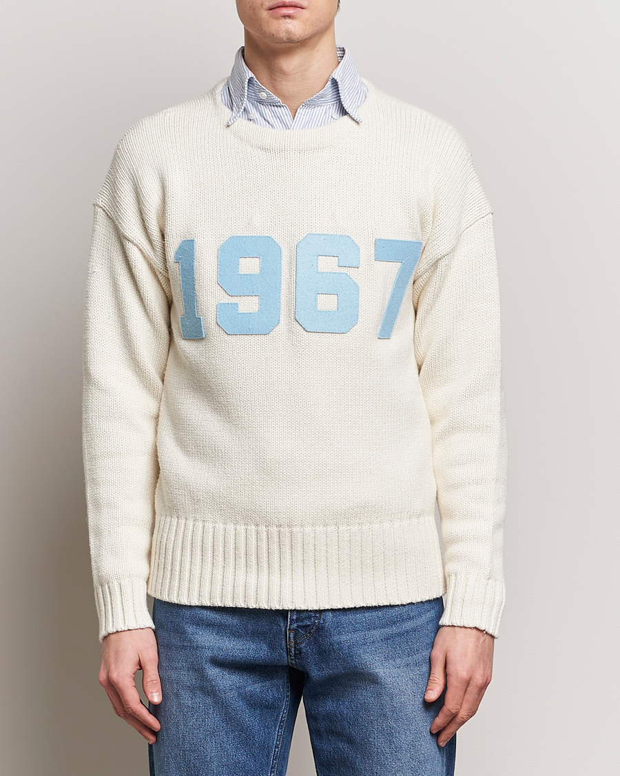 Heren | Preppy Authentic | Polo Ralph Lauren | 1967 Knitted Sweater Full Cream