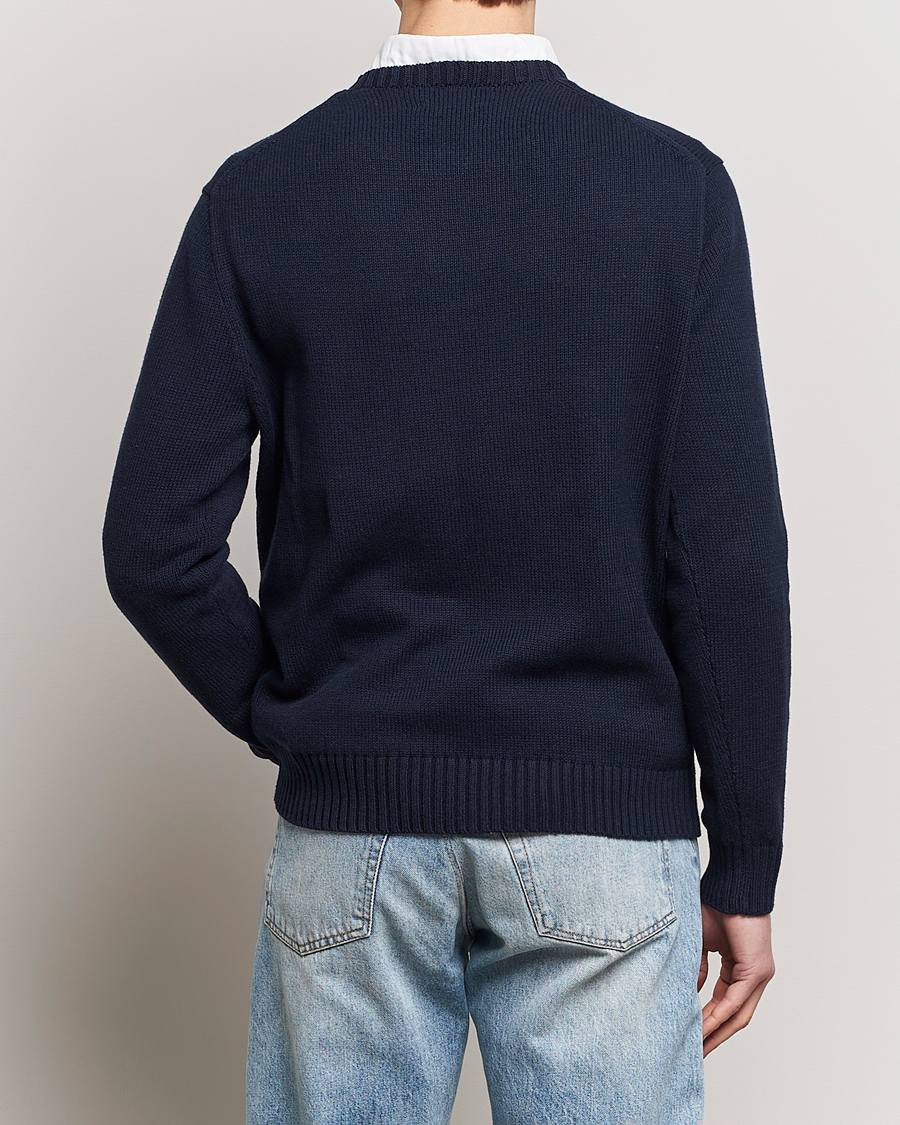 Heren | Truien | Polo Ralph Lauren | Knitted Bear Sweater Aviator Navy