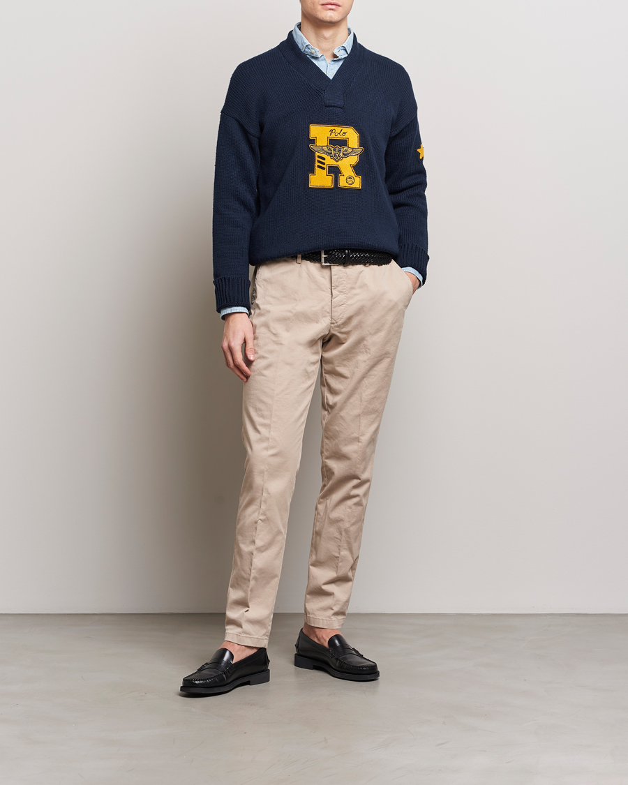 Heren | Truien | Polo Ralph Lauren | Shawl Collar Sweater Aviator Navy