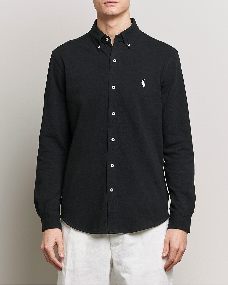 Heren |  | Polo Ralph Lauren | Featherweight Mesh Shirt Black