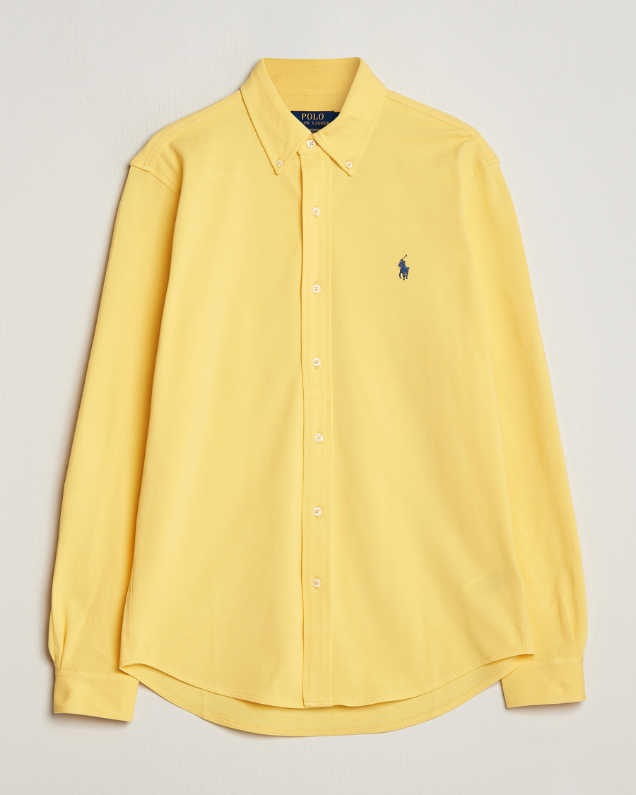 Heren | Overhemden | Polo Ralph Lauren | Featherweight Mesh Shirt Oasis Yellow