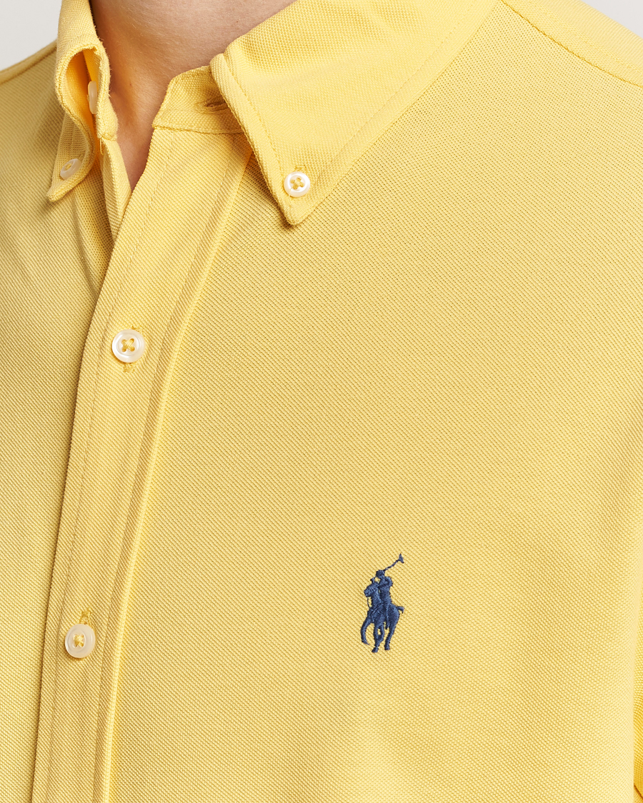 Heren | Overhemden | Polo Ralph Lauren | Featherweight Mesh Shirt Oasis Yellow